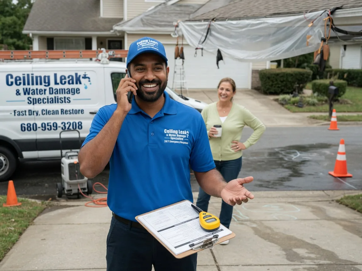 Ceiling Leak Cleanup Greenwell Springs, LA FAQs